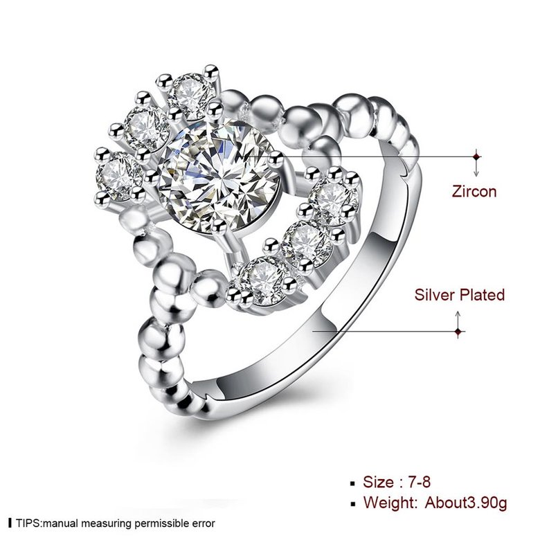 Wholesale 2020 Classic Luxury Ring AAA Zircon rings Wedding Jewelry Engagement  banquet For Women TGSPR364 1