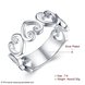 Wholesale Hot selling Romantic Heart to Heart Ring Simple Design For Women Making Wedding Jewelry Authentic Rings TGSPR391 1 small