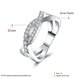 Wholesale New Arrival Elegant Silver plated rings Special Beautiful Winding Shinning Rhinestone Fine Rings for Girls/Women TGSPR422 1 small