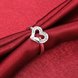 Wholesale New Design Fashion silver plated Heart Shape Classic Love Ring 5A Zircon Finger Rings For Women Engagement Jewelry TGSPR429 3 small