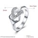 Wholesale New Fashion Design double Heart  Shape Classic Love Ring 5A Zircon Finger Rings For Women Engagement Jewelry TGSPR434 1 small