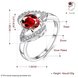Wholesale rings from China for Lady Promotion Romantic Shiny red Zircon Banquet Holiday Party Christmas wedding jewelry TGSPR191 0 small