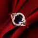 Wholesale Hot sale Trendy rings from China for Lady Romantic oval Shiny blue Zircon Banquet Holiday Party Christmas wedding jewelry TGSPR203 1 small