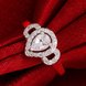 Wholesale rings Classic Big Crystal Heart Rings For Women Girls Romantic Engagement Wedding Rings Fashion Jewelry Birthday Gifts TGSPR258 2 small