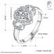 Wholesale rings Classic Big Crystal Heart Rings For Women Girls Romantic Engagement Wedding Rings Fashion Jewelry Birthday Gifts TGSPR258 3 small