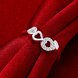 Wholesale Cheap Simple Heart in heart Ring For Women Cute Rings Romantic Birthday Gift For Girlfriend Fashion white Zircon Stone Jewelry TGSPR322 0 small