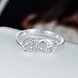Wholesale Cheap Simple Heart in heart Ring For Women Cute Rings Romantic Birthday Gift For Girlfriend Fashion white Zircon Stone Jewelry TGSPR322 3 small