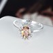 Wholesale Multicolor Women's Rings With Oval Gemstone Topaz Stones 925 Sterling Silver Jewelry Ring Wedding Party Christmas Gift TGSPR012 3 small