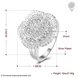 Wholesale Fashion wholesale jewelry from China Cubic Zirconia Flower Design For Women Ring Romantic Anniversary Birthday Gift  TGSPR477 0 small