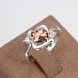Wholesale Classic Fashion Female Ring from China Jewelry champagne oval Zircon Rings for Women Girl Jewelry Girlfriend Birthday Gift  TGSPR483 2 small