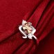 Wholesale Classic Fashion Female Ring from China Jewelry champagne oval Zircon Rings for Women Girl Jewelry Girlfriend Birthday Gift  TGSPR483 3 small