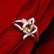 Wholesale Classic Fashion Female Ring from China Jewelry champagne oval Zircon Rings for Women Girl Jewelry Girlfriend Birthday Gift  TGSPR490 2 small