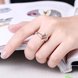 Wholesale Classic Fashion Female Ring from China Jewelry champagne oval Zircon Rings for Women Girl Jewelry Girlfriend Birthday Gift  TGSPR490 4 small