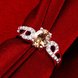 Wholesale Fashion jewelry from China Romantic Classical champagne Zircon Ring Silver color Finger ring Promise Engagement Rings for Women TGSPR564 2 small