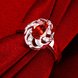 Wholesale jewelry from China Romantic Classical red Zircon Ring Silver Finger jewelry party Promise Engagement Rings for Women TGSPR577 3 small