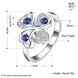 Wholesale trendy rings from China for Lady Romantic Shiny butterfly blue Zircon Banquet Holiday Party Christmas wedding jewelry TGSPR664 0 small