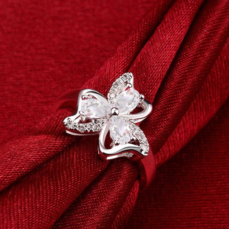 Wholesale Fashionable Modern Women's Ring Luxury Ring Romantic Engagement Wedding Jewelry Female Anniversary Gift TGSPR678 3