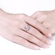 Wholesale Fashion Leaf Rings For Women Girls white zircon Knuckle Ring Engagement Wedding Party Jewelry TGSPR703 4 small