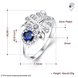 Wholesale Hot sale rings from China for Lady Promotion Shiny blue Zircon dragonfly rings Banquet Holiday Party Christmas wedding jewelry TGSPR116 0 small