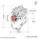 Wholesale Hot sale rings from China for Lady Promotion Shiny red Zircon dragonfly rings Banquet Holiday Party Christmas wedding jewelry TGSPR118 3 small