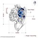 Wholesale Hot sale rings from China for Lady Promotion Romantic  Shiny blue Zircon Banquet Holiday Party Christmas wedding jewelry TGSPR157 2 small