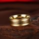 Wholesale Europe and America popular Wedding Rings For Man 24K gold Stainless Steel Engagement Jewelry Gifts TGSTR150 3 small