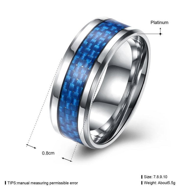 Wholesale Fashion Stainless Steel Woven pattern Ring for Men simple silver Rings with 3 colours availble Male Jewelry Accessories TGSTR156 0