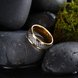 Wholesale Fashion Stainless Steel Woven pattern Ring for Men simple 24K gold Rings with 3 colours availble Male Jewelry Accessories TGSTR157 3 small