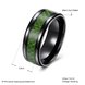 Wholesale Fashion Stainless Steel Woven pattern Ring for Men simple black Rings with 3 colours availble Male Jewelry Accessories TGSTR158 0 small