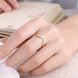 Wholesale Fashion wave curve Ring Stainless Steel Jewelry 24K Gold Rings for Women Cute Party Jewelry TGSTR160 4 small