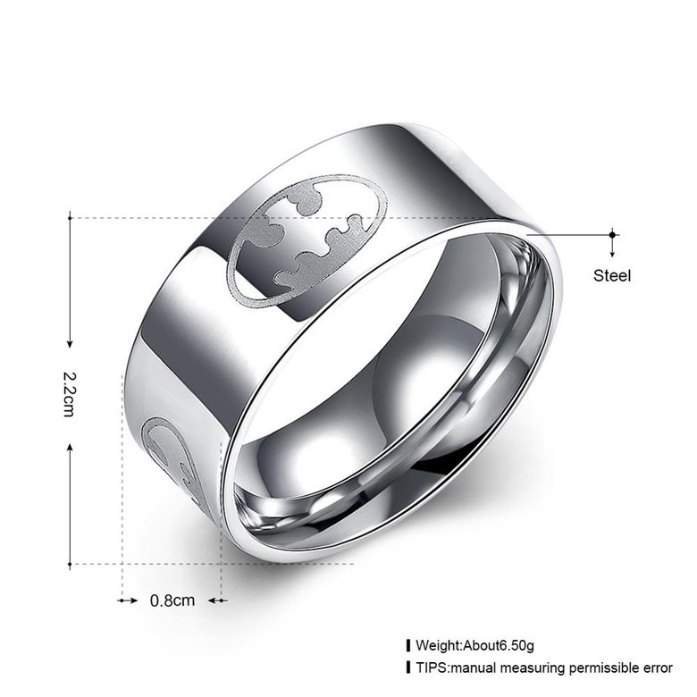 Wholesale imple wide type Spinner Ring for Men Stress Release Accessory Classic Stainless Steel Wedding Band Casual Sport Jewelry TGSTR171 0