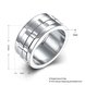Wholesale Simple wide type Spinner Ring for Men Stress Release Accessory Classic Stainless Steel Wedding Band Casual Sport Jewelry TGSTR173 0 small