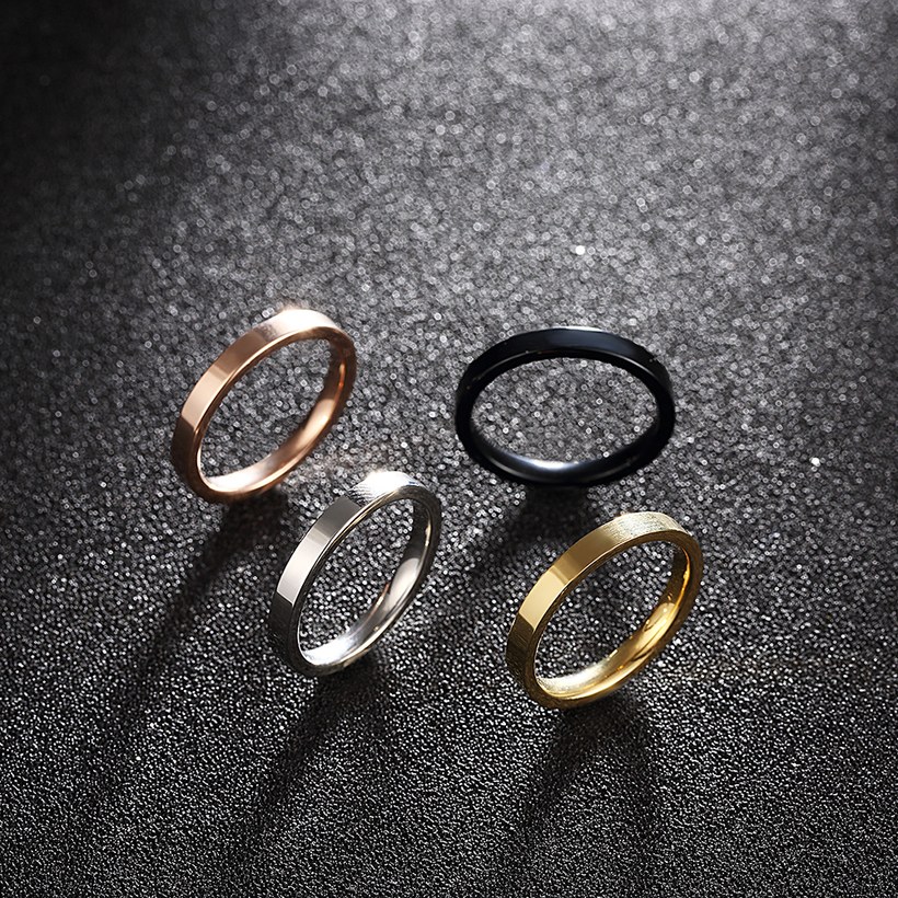 Wholesale 4 pcs/set 316L Titanium Stainless Steel Rings For Cool Men or Women Gold Color Gothic Finger Ring Glazed Fashion Cool Jewelry TGSTR180 0