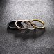Wholesale 4 pcs/set 316L Titanium Stainless Steel Rings For Cool Men or Women Gold Color Gothic Finger Ring Glazed Fashion Cool Jewelry TGSTR180 1 small