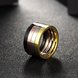 Wholesale 4 pcs/set 316L Titanium Stainless Steel Rings For Cool Men or Women Gold Color Gothic Finger Ring Glazed Fashion Cool Jewelry TGSTR180 4 small
