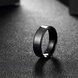 Wholesale 2020 New Fashio black Color Men Stainless Steel high quality Wedding  Ring Never Fade jewelry TGSTR182 3 small