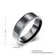 Wholesale 2020 New Fashio black Color Men Stainless Steel high quality Wedding  Ring Never Fade jewelry TGSTR182 4 small