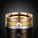 Wholesale Romantic Trendy Wedding women Rings  Luxury Cubic Zircon Rings Personality Carving stripe Ring 3 colors 3 layers Fashion Jewelry TGSTR191 2 small