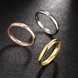 Wholesale Trendy 3 PCS/Set Zircon 316L Stainless Steel Wedding Rings For Women three Colour Crystal zircon Engagement party Finger Rings  TGSTR194 2 small