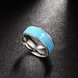 Wholesale Euramerican Trendy blue rotate English Bible cross 316L Stainless Steel wedding rings for men wholesale jewelry TGSTR081 1 small