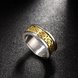 Wholesale Classic Hot Sale gold silver Ring Fashion Stainless Steel Ring for Women Party Classic Jewelry Gifts TGSTR084 1 small