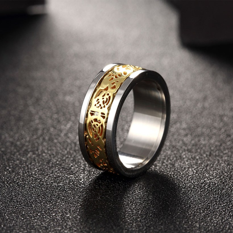 Wholesale Classic Hot Sale gold silver Ring Fashion Stainless Steel Ring for Women Party Classic Jewelry Gifts TGSTR084 2