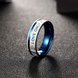 Wholesale Romantic Stainless Steel Ring Blue engrave Declaration of love men Ring Engagement Wedding Band Valentine's Day gift TGSTR086 3 small