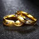 Wholesale Super popular Wedding couple rings  24k gold 2 colors titanium stainless steel zircon diamonds jewelry lover gifts for women TGSTR014 1 small