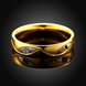 Wholesale Super popular Wedding couple rings  24k gold 2 colors titanium stainless steel zircon diamonds jewelry lover gifts for women TGSTR014 3 small
