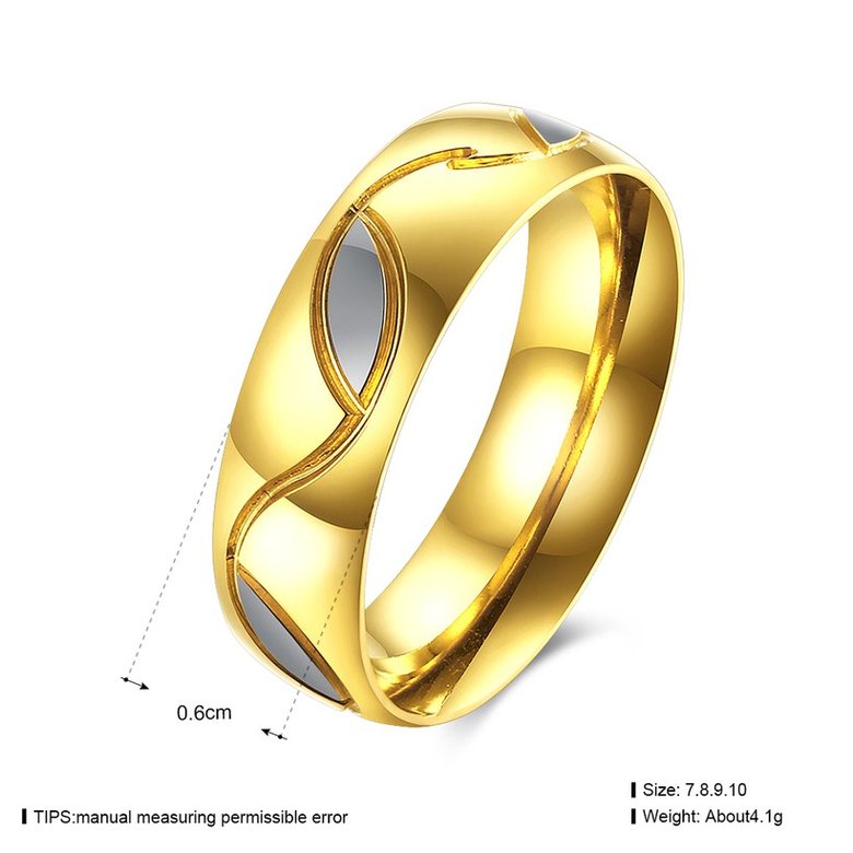 Wholesale Super popular Wedding couple rings  24k gold 2 colors titanium stainless steel zircon diamonds jewelry lover gifts for men TGSTR015 0