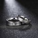 Wholesale Fashion Stainless Steel rings from China Stripe Ring Wedding zircon Ring Domineering Men's Jewelry TGSTR049 1 small