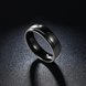 Wholesale Popular Korean Trendy Minimalist Style Black Smooth Comfortable Design Titanium Steel Durable for men Rings  TGSTR103 2 small