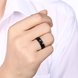 Wholesale Popular Korean Trendy Minimalist Style Black Smooth Comfortable Design Titanium Steel Durable for men Rings  TGSTR103 4 small