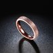Wholesale Fashion Romantic 2020 New Stainless Steel matte Ring For Women Rose Gold Color rings Charm Female Ladies Gifts TGSTR111 2 small